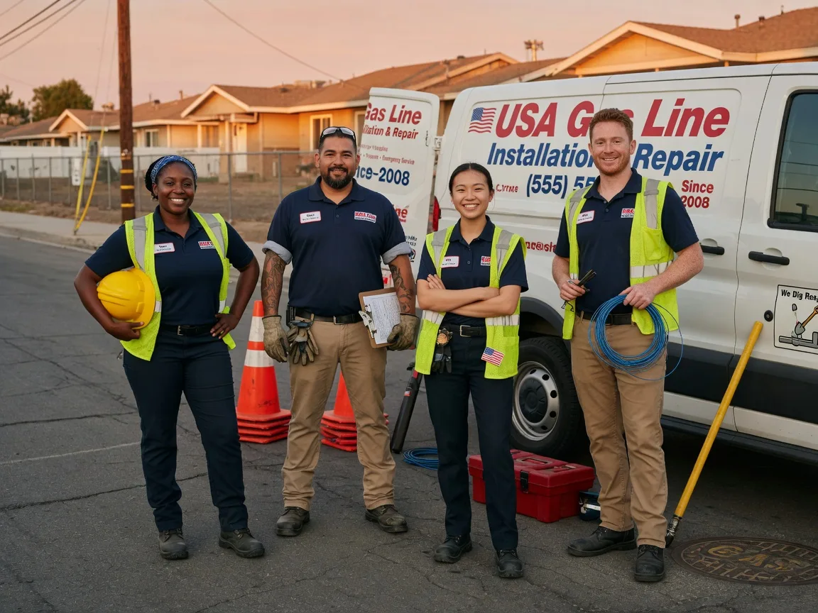 Gas Line Installation company in Corcoran, CA